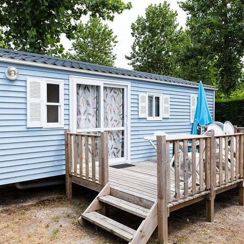 MOBILHOME 6 personnes - Classic | 2 Ch. | 4/6 Pers. | Terrasse surélévée non couverte | Clim.