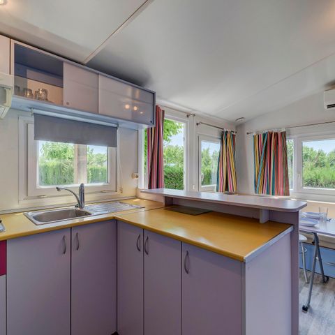 Mobilhome 6 personnes - Mobil-home | Classic | 2 Ch. | 4/6 Pers. | Terrasse surélevée | Clim.