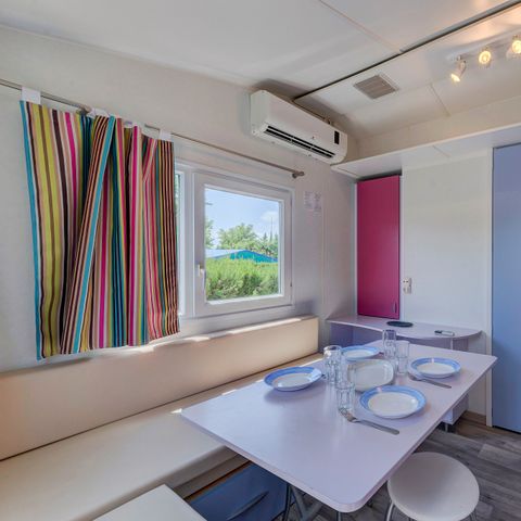 Mobilhome 6 personnes - Mobil-home | Classic | 2 Ch. | 4/6 Pers. | Terrasse surélevée | Clim.