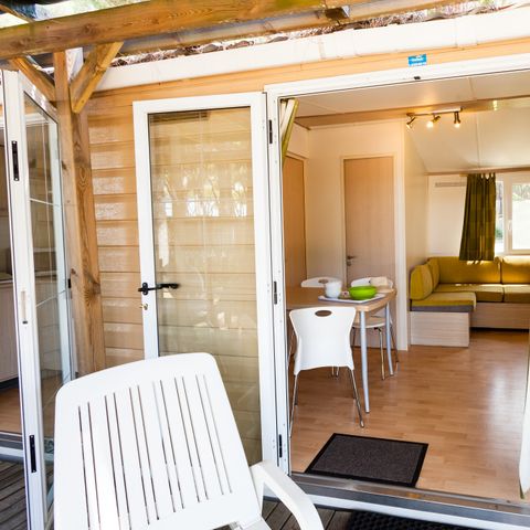 MOBILHOME 6 personnes - Classic | 3 Ch. | 6 Pers. | Terrasse surélevée | Clim