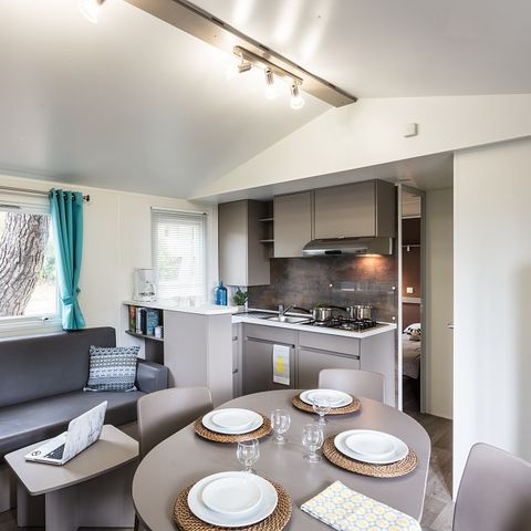 Mobilhome 6 personnes - Mobil-home | Comfort XL | 3 Ch. | 6 Pers. | Terrasse surélevée | Clim.