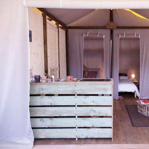 BUNGALOW 4 personnes - LODGE sur pilotis 32 m²