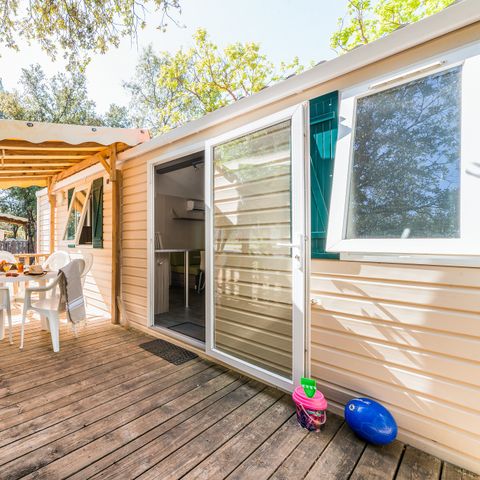 MOBILHOME 6 personnes - Classic XL | 2 Ch. | 4/6 Pers. | Terrasse surélevée