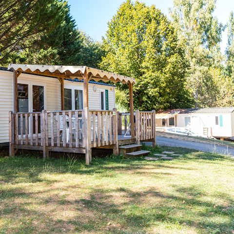 MOBILHOME 6 personnes - Classic | 2 Ch. | 4/6 Pers. | Terrasse surélevée | Clim.