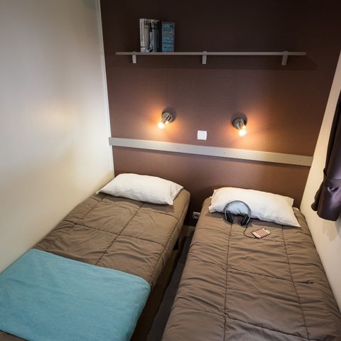 MOBILHOME 6 personnes - Comfort | 3 Ch. | 6 Pers. | Terrasse surélevée | Clim.
