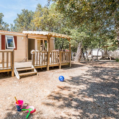 MOBILHOME 6 personnes - Classic | 3 Ch. | 6 Pers. | Terrasse surélevée | Clim.