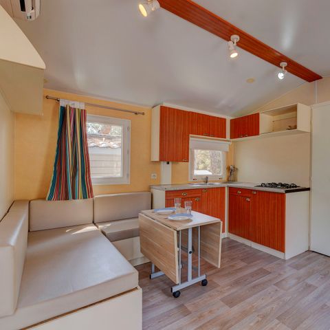 MOBILHOME 6 personnes - Comfort | 3 Ch. | 6 Pers. | Terrasse surélevée | Clim.