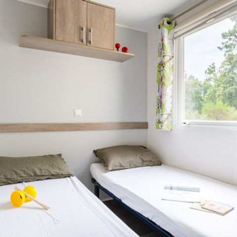 MOBILHOME 6 personnes - Comfort | 3 Ch. | 6 Pers. | Terrasse surélevée | Clim.
