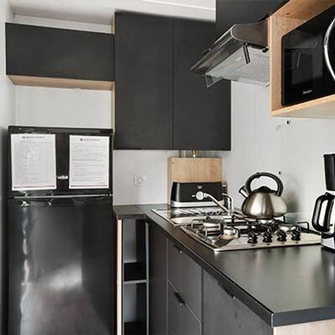 MOBILHOME 6 personnes - Premium Exclusive | 3 Ch. | 6 Pers. | Terrasse surélevée | 1 SDB | Clim. | TV