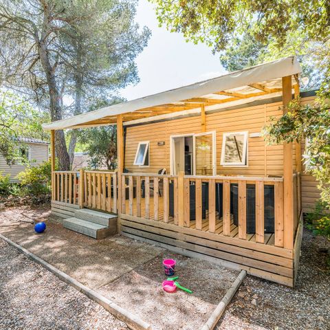 MOBILHOME 6 personnes - Mobil-home | Premium Exclusive | 3 Ch. | 6 Pers. | Terrasse Lounge | Clim. | TV