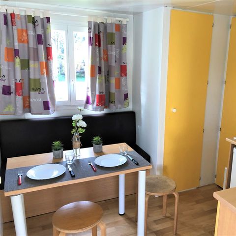 MOBILHOME 4 personnes - TRIGANO SYMPA 18 (2 adultes + 2 enfants en bas âge)