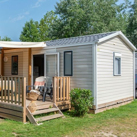 Mobilhome 5 personnes - COTTAGE - 2 chambres - CLIM - TV