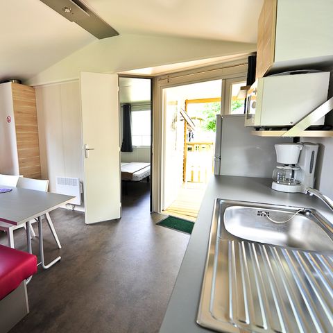 MOBILHOME 6 personnes - Espace confort 32m² - Clim - TV -LV