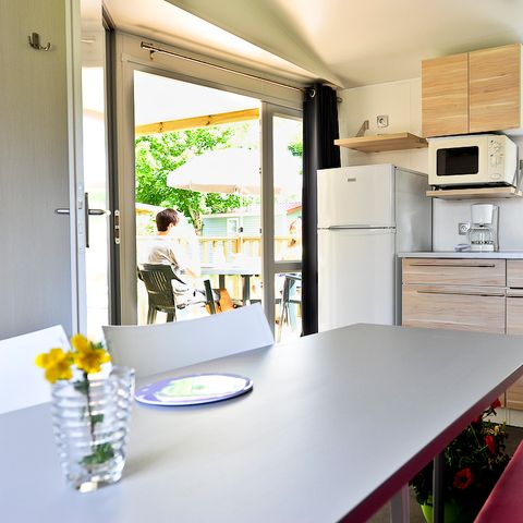 MOBILHOME 6 personnes - Espace confort 32m² - Clim - TV -LV