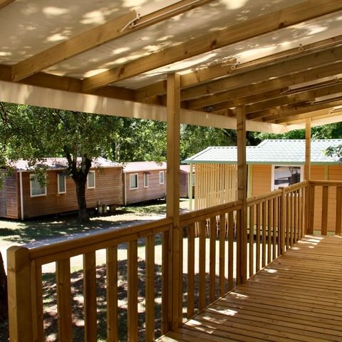 MOBILHOME 4 personnes - LOGGIA PREMIUM 40m²