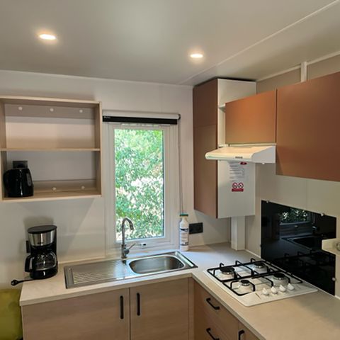MOBILHOME 6 personnes - Espace Premium 31m² 3 chambres clim TV