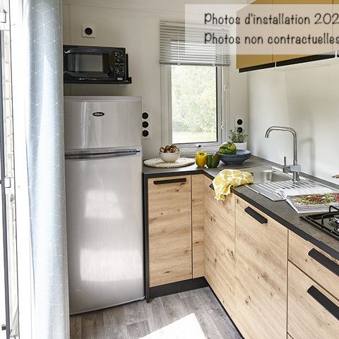 MOBILHOME 6 personnes - Espace Premium 33m² Clim TV