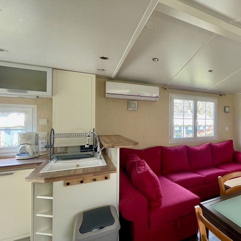 MOBILHOME 6 personnes - MOBILHOME LF 42 - 2 CH - 43 m2 - CLIM - LV - LL - 6pers.