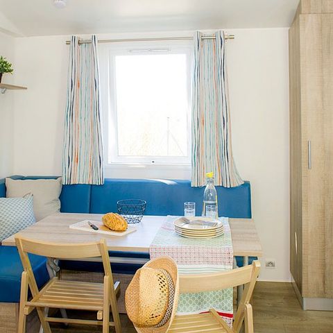 MOBILHOME 6 personnes - Mobil-home Homair Vacances au camping St Aygulf-Plage Comfort | 2 Ch. | 4/6 Pers. | Terrasse simple | Clim.