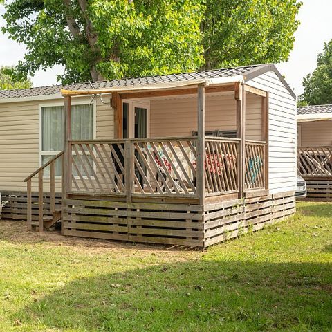 MOBILHOME 6 personnes - Mobil-home Homair Vacances au camping St Aygulf-Plage Comfort | 2 Ch. | 4/6 Pers. | Terrasse simple | Clim.