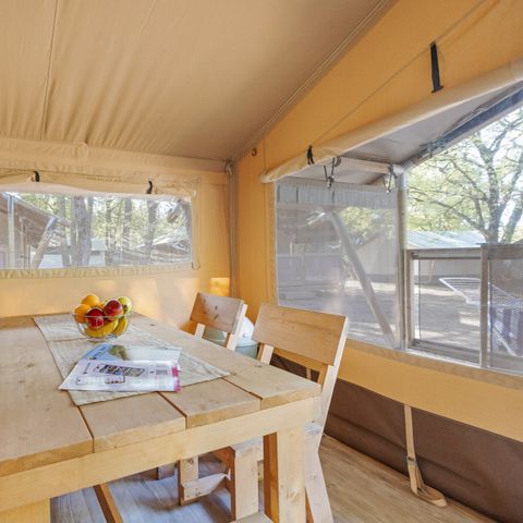 Tente en toile et en bois 5 personnes - Polari - Safari tent Lodge (5P)