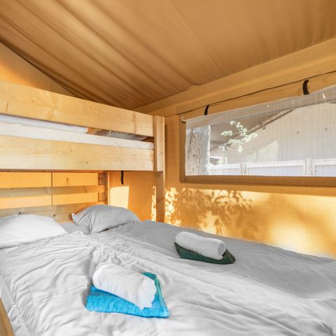 Tente en toile et en bois 5 personnes - Polari - Safari tent Lodge (5P)