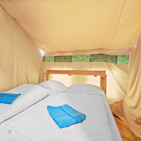 TENTE TOILE ET BOIS 5 personnes - Polari - Tente Safari Relax