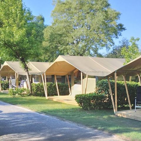 Tente en toile et en bois 5 personnes - Polari - Tente safari Harmony