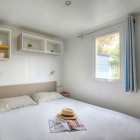 MOBILHOME 6 personnes - Comfort | 3 Ch. | 6 Pers. | Terrasse surélevée | Clim. | TV