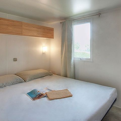 MOBILHOME 2 personnes - Comfort | 1 Ch. | 2 Pers. | Terrasse surélevée | Clim. | TV