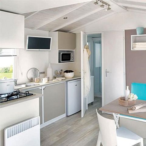 MOBILHOME 4 personnes - Classic XL | 2 Ch. | 4 Pers. | Terrasse surélevée | Clim. | TV