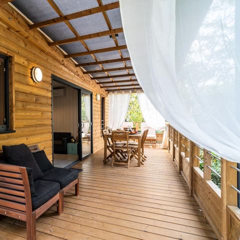 BUNGALOW 6 personnes - Kabane sur pilotis 4 Pièces