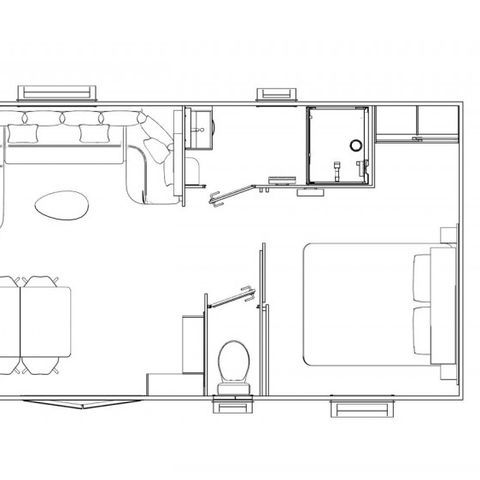 MOBILHOME 4 personnes - Klassic 2 XL