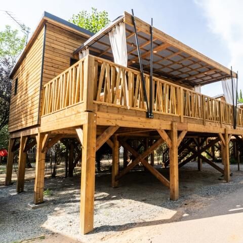 BUNGALOW 4 personnes - Lodge Kabane sur Pilotis 3 Pièces