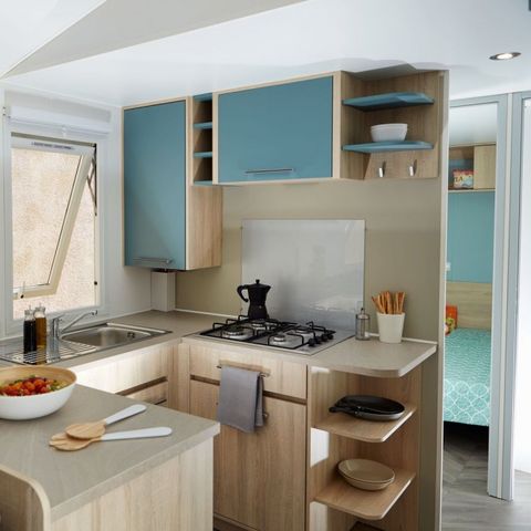 MOBILHOME 6 personnes - Konfort 3 chambres, 2 SDB, 6 personnes