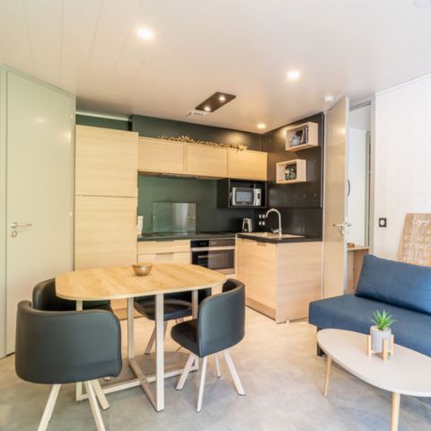 MOBILHOME 4 personnes - Lodge Kabane 2 chambres,2 SDB, 4 pers.