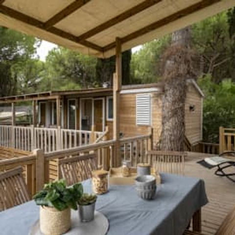 MOBILHOME 12 personnes - Cottage Tribu 12p 6ch *** ZEN