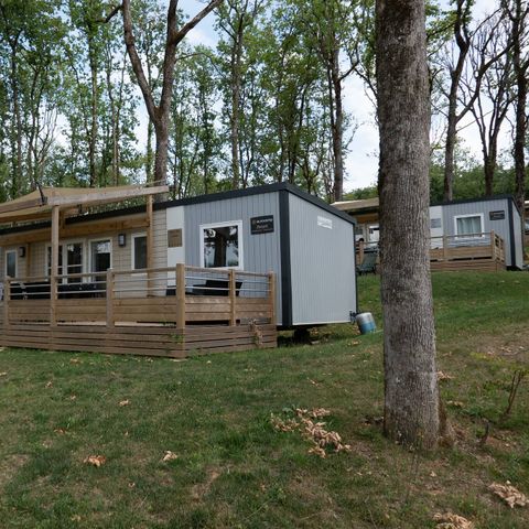 MOBILHOME 8 personnes - Premium | 3 Ch. | 6/8 Pers. | Terrasse surélevée | Clim.