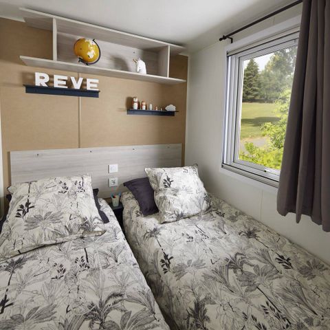 MOBILHOME 8 personnes - Premium Exclusive | 3 Ch. | 6/8 Pers. | Terrasse surélevée | 2 SDB | Clim. | TV