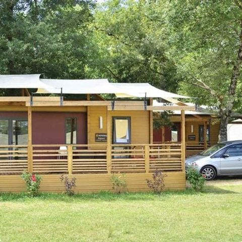 MOBILHOME 6 personnes - Ultimate | 3 Ch. | 6 Pers. | Terrasse Lounge | 2 SDB | Clim. | TV