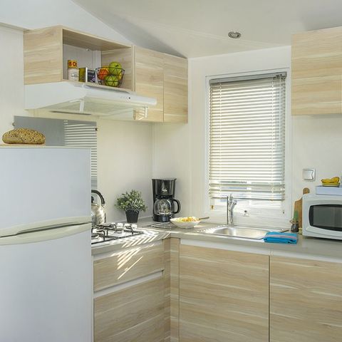 MOBILHOME 6 personnes - Mobil-home | Classic XL | 2 Ch. | 4/6 Pers. | Terrasse surélevée non couverte | Clim.