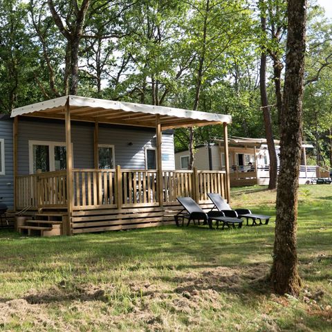 MOBILHOME 6 personnes - Comfort | 3 Ch. | 6 Pers. | Terrasse surélevée | Clim.