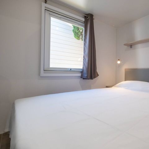 MOBILHOME 8 personnes - Mobil-home | Classic | 3 Ch. | 6/8 Pers. | Terrasse surélevée non couverte | 2 SDB | Clim.