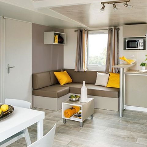 MOBILHOME 6 personnes - Comfort | 3 Ch. | 6 Pers. | Terrasse simple | Clim. | TV