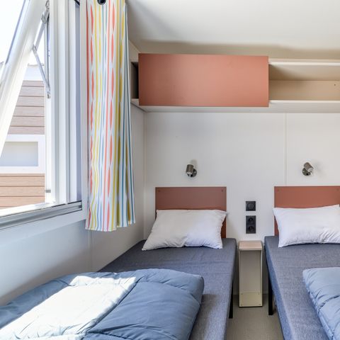 MOBILHOME 6 personnes - Premium | 3 Ch. | 6 Pers. | Terrasse Lounge | Clim. | TV