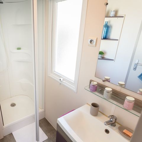 MOBILHOME 6 personnes - Classic | 2 Ch. | 4/6 Pers. | Terrasse surélevée non couverte | Clim.
