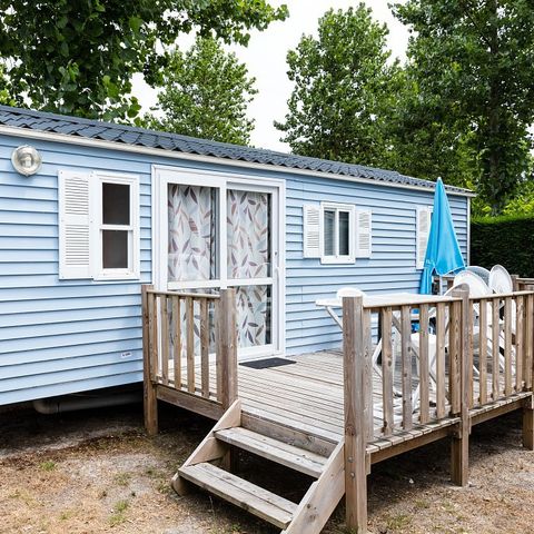 MOBILHOME 6 personnes - Classic | 2 Ch. | 4/6 Pers. | Terrasse surélevée non couverte | Clim.