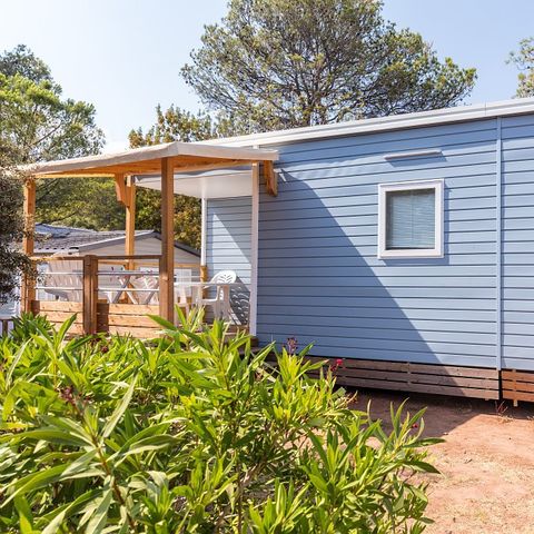 MOBILHOME 6 personnes - Comfort | 3 Ch. | 6 Pers. | Terrasse simple | Clim. | TV