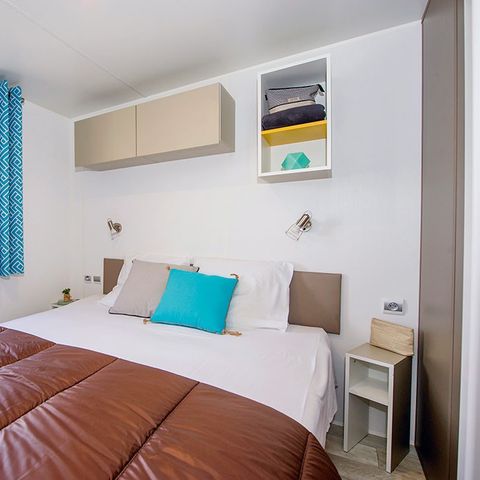 MOBILHOME 6 personnes - Comfort XL | 3 Ch. | 6 Pers. | Terrasse surélevée | Clim.