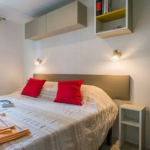 MOBILHOME 6 personnes -  Premium | 3 Ch. | 6 Pers. | Terrasse surélevée | Clim. | TV